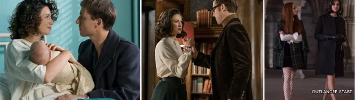 Frank Randall and Claire Randall in Outlander